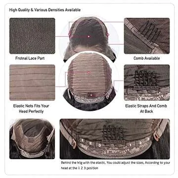 Hair Loose Deep Wave Human Hair Lace Front Wig for Black Women