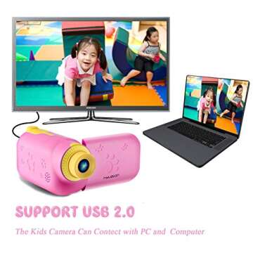 hyleton Kids Video Camera 1080P Digital Camcorder