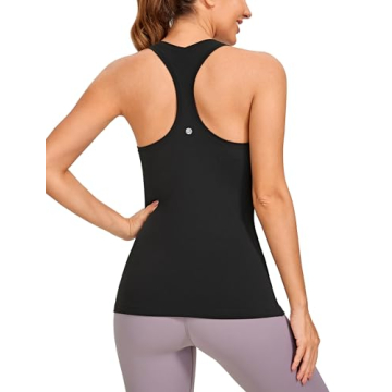 CRZ YOGA Women's Butterluxe Workout Tank Tops Racerback Tank Yoga Sleeveless Top Camisole Athletic G...