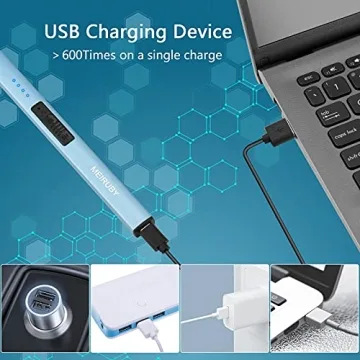 Stylish MEIRUBY Electric Candle Lighter - Flameless & Rechargeable