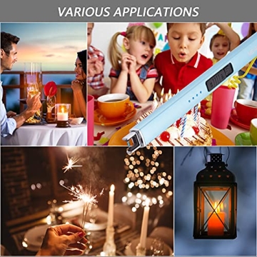 Stylish MEIRUBY Electric Candle Lighter - Flameless & Rechargeable