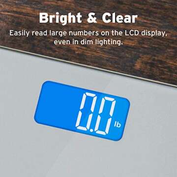 Etekcity Scale for Body Weight, Digital Bathroom Weighing Machine for People, Large and Easy-to-Read...