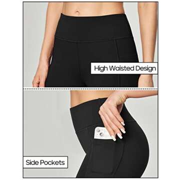 Heathyoga Women's Yoga Pants with Pockets for Women Bootcut Wide Leg Pants for Women High Waisted Wo...
