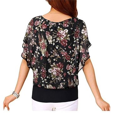 Elegant Neineiwu Women Chiffon Blouse for Summer Style