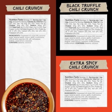 Momofuku Chili Crunch Variety Pack with Gourmet Flavors