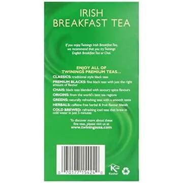 Twinings, Irish Breakfast Tea, Tea Bags, 20 ct