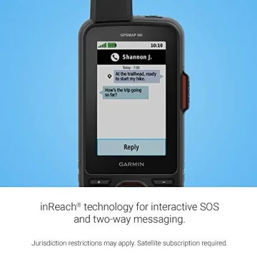 Garmin GPSMAP 66i with Satellite Communication and Mapping