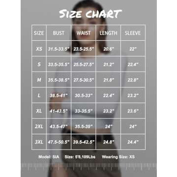 PUMIEY Long Sleeve Shirts for Women Crew Neck Slim Fit Fall Tops Sexy Basic Tee, Splashed White X-Large