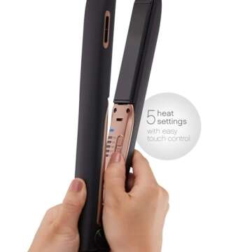 Panasonic nanoe Flat Iron for Shiny Hair - EH-HS99-K