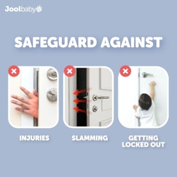 Door Pinch Guards for Baby Safety - 6 Pack Soft Foam