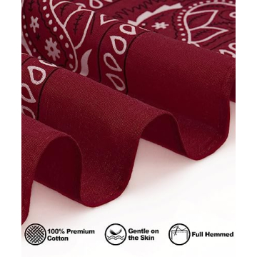 Buy Bycc Bynn Cotton Paisley Bandanas 3 Pack