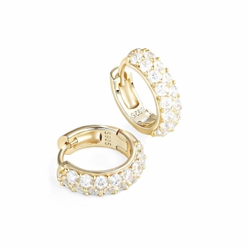Diamond Hoop Earrings in 14K Gold for Women - Wang Jewelry | Fine Jewelry For Every Day & Luxury Gif...