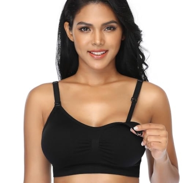 GXXGE Nursing Bras - Soft Silk Seamless Support for Moms