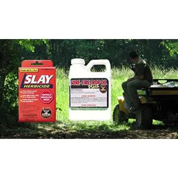 Whitetail Institute Slay Selective Broad-Leaf Weed Control Herbicide Specifically Developed for Deer Food Plots, 4 Ounces (1 Acre)
