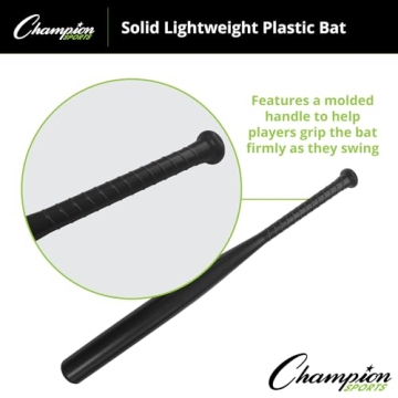 Champion Sports Lightweight Whiffle Ball Bat - Safe & Durable