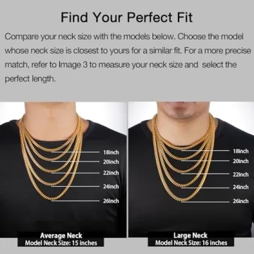 Momlovu Gold Chain – Stylish Durable 18K Gold Plated Necklace