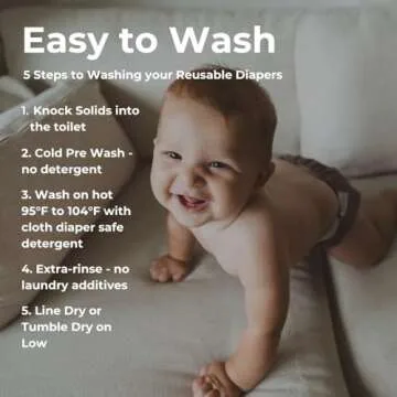 The Hollywood Hotel 4-Pack Cloth Pocket Diapers with 4 Inserts