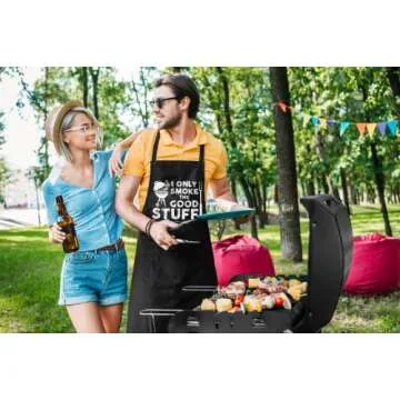 Funny VAGAVY Men Apron - Perfect Grill Gift for Dads