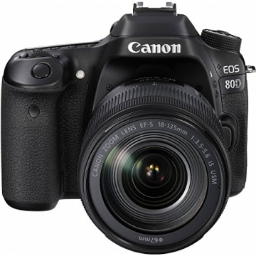 Canon EOS 80D Digital SLR Camera with 18-135mm Lens
