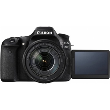 Canon EOS 80D Digital SLR Camera with 18-135mm Lens