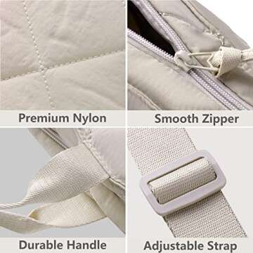 Stylish Quilted Tote Bag for Everyday Use and Travel