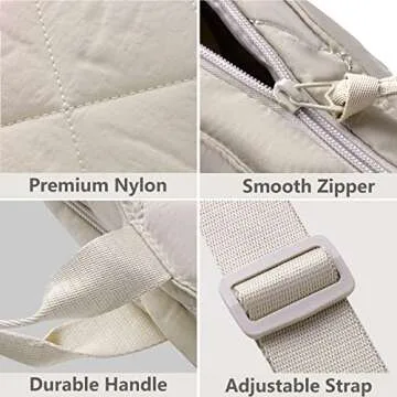 Stylish Quilted Tote Bag for Everyday Use and Travel