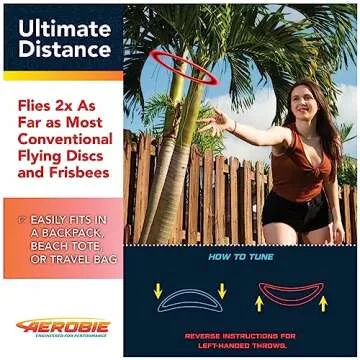 Aerobie Sprint Ring 10 Inches Orange Outdoor Flying Disc