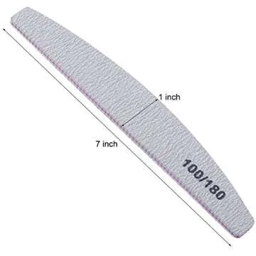 BTYMS 25 Pcs Nail Files for Manicure Pedicure