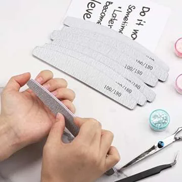 BTYMS 25 Pcs Nail Files for Manicure Pedicure