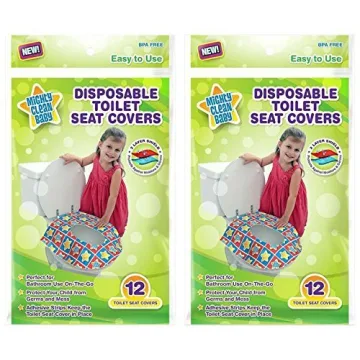 Mighty Clean Baby Disposable Toilet Seat Covers - 12 Pack