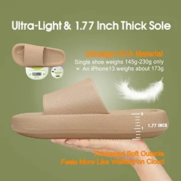 EQUICK Ergonomic Shower Pool Slippers for Comfort and Style