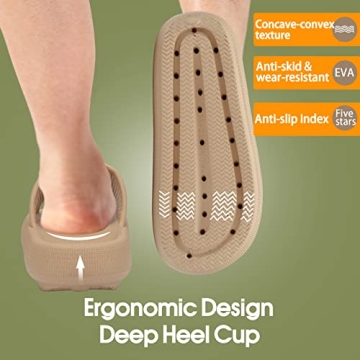 EQUICK Ergonomic Shower Pool Slippers for Comfort and Style