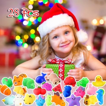 nobasco Kawaii Squishy Toys 28-Pack Stress Relievers