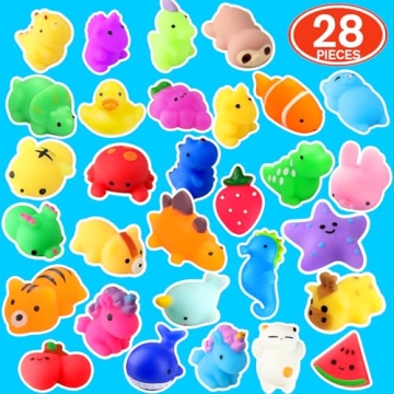 nobasco Kawaii Squishy Toys 28-Pack Stress Relievers