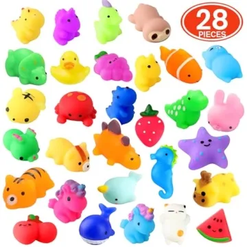 nobasco Kawaii Squishy Toys 28-Pack Stress Relievers