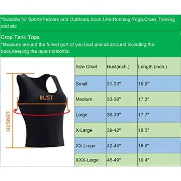 Shop NELEUS Women's Athletic Crop Tank Tops for Comfort