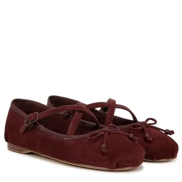 Circus NY by Sam Edelman Women's Spiced Plum Zuri Ballet Flats - Comfy & Cute!