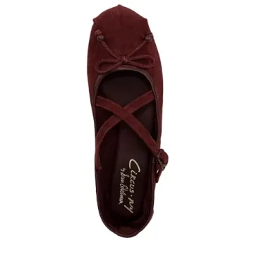 Circus NY Women's Spiced Plum Zuri Ballet Flats for Everyday Style