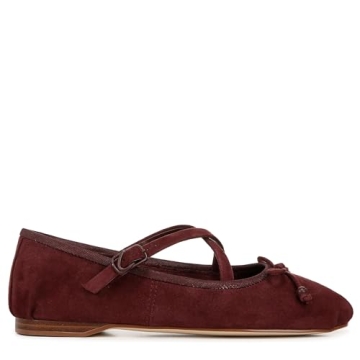 Circus NY Women's Spiced Plum Zuri Ballet Flats for Everyday Style