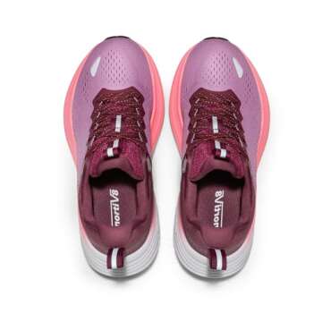 NORTIV 8 Women's Walking Shoes Cushion Comfortable ActiveBreeze Running Tennis Shoes Non-Slip Workout Gym Sports Athletic Breathable Fashion Sneakers,Size 9.5,Purple,SNWS248W