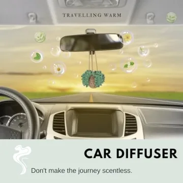Charming Crochet Car Air Freshener & Diffuser