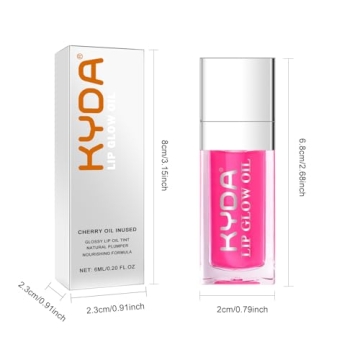 KYDA Hydrating Lip Glow Oil - Moisturizing & Glossy