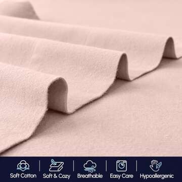 Elegant Comfort 100% Turkish Cotton Flannel Sheet Set