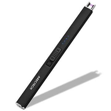 ARECTECH Electric Lighter Rechargeable Type-C USB Plasma Arc Lighter for Candle Camping Kitchen