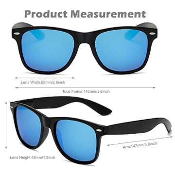 Eyegla 12 Pack Neon Mirrored Sunglasses Bulk 80s Colorful Multipack Sunglasses Party Retro Glasses for Men Women