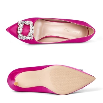 Elisabet Tang Women’s Pumps Elegant Rhinestone Heels