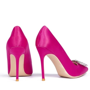 Elisabet Tang Women’s Pumps Elegant Rhinestone Heels