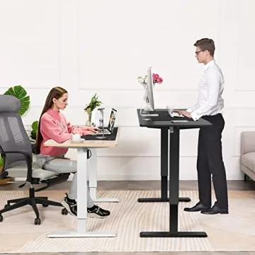 Farexon Electric Standing Desk Adjustable Height for Comfort