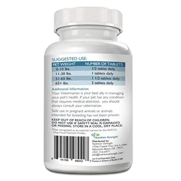 Nutrition Strength Daily Vision Supplement for Dogs 120 Tablets