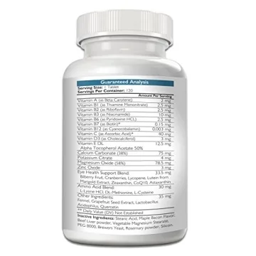 Nutrition Strength Daily Vision Supplement for Dogs 120 Tablets